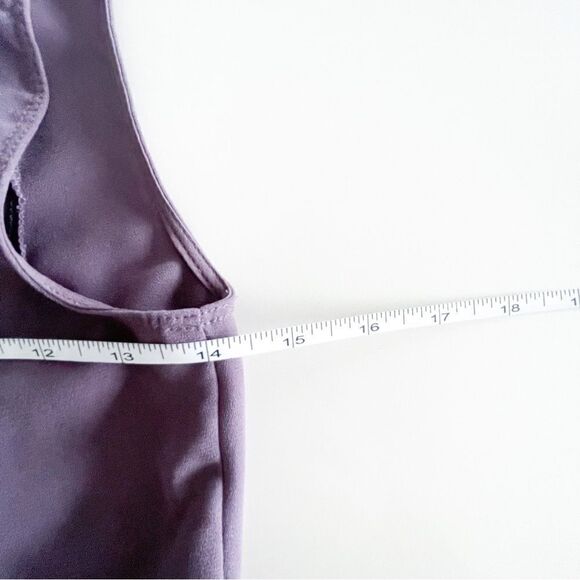Wilfred Silk Vignette Dress Lilac Purple Sleeveless Women's 00 Mini V-Neck - Picture 8 of 10
